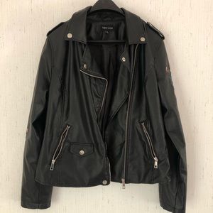 Women’s Embroidered Leather Jacket